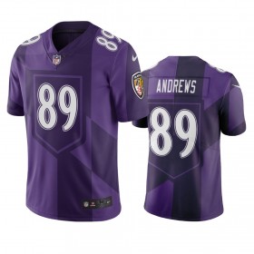 Miesten Baltimore Ravens NFL Pelipaita Mark Andrews 89 Violetti City Edition Vapor Limited